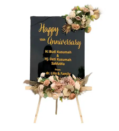 Papan Bunga Akrilik sungai miai